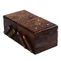 Wooden Jewellery Jewel Boxes Storage Box Organizer Gift Box for Women Necklace Earring Set Bangles Churi Holder Gift for Men Dimension - 8 x 4 x 3 Inch, 3 image