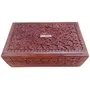Wooden Jewellery Box Fine Kashmiri Carving Decorative Handicraft Gift Item, 2 image