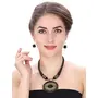 Black Thread Oxidized Pendant Fashion Necklace for Women, 2 image