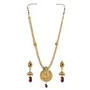 Traditional Haram Gold Plated Necklace Set for Women, 2 image