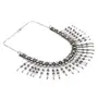 Andaaz Metal Choker Oxidized Silver Necklace for Women and Girl, 2 image