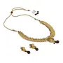 Temple Coin Gold Plated Necklace Set for Women, 3 image