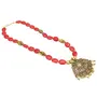 Red Oxidized Golden Necklace for Women, 3 image