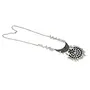 Oxidized Silver Designer Statement Necklace for Women and Girls, 2 image