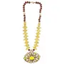 Yellow Oxidized Plated Fashion Necklace for Women, 3 image