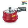 Prestige Svachh 10752 3 L Nakshatra Duo Red Handi with deep lid for Spillage Control, 2 image