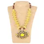 Yellow Oxidized Plated Fashion Necklace for Women, 2 image