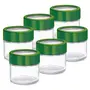 MILTON Alfy Glass Storage Jar Set 100ml Set of 6 Multi-Color, 2 image