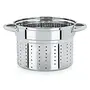 Stainless Steel Multi Purpose Steamer with Glass Lid 5qt / 4.7Ltrs 1PC (2 Inner PCS) Silver, 5 image