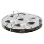 Stainless Steel Induction Compatible Multi Purpose Kadai with Glass Lid and 2 Idly Plates, 4 image