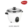Pigeon Stovekraft Joy Rice Cooker with Single Pot 1.8 litres. A Smart Rice Cooker for Your own Kitchen (White), 2 image