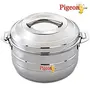Pigeon Galaxy Stainless Steel Casserole 5 litres Silver, 3 image