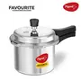 Pigeon Stovekraft Favourite Outer Lid Non Induction Aluminium Presure Cooker 3 Litres Silver + Handy Mini Plastic Chopper with 3 Blades Grey (Non Induction), 2 image