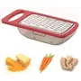 Cheese and Vegetable Grater with Storage Container Vegetable & Fruit Grater (1 Chopper), 3 image