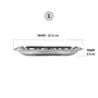 Sumeet Stainless Steel 3 in 1 Pav Bhaji Plate/Compartment Plate 21.5cm Dia, 8 image