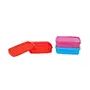 Signoraware Smart N Slim Plastic Lunch Box Set 350ml Set of 3 Multicolour, 4 image