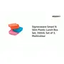 Signoraware Smart N Slim Plastic Lunch Box Set 350ml Set of 3 Multicolour, 2 image
