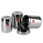 Sumeet Stainless Steel Vertical Canisters/Ubha Dabba/Storage Containers Set of 3Pcs (No. 10 to No. 12) (900ml 1.250 LTR 1.6 LTR), 14 image