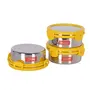 Sumeet Airtight & Leak Proof Steelexo S.S. Containers with Stainless Steel Lid - Size 300ML - 3 Pcs, 5 image