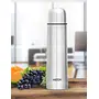 MILTON Thermosteel Duo Deluxe-1000 Bottle Style Vacuum Flask 1 Litre Silver + Thermosteel Flip Lid Flask 750 milliliters Silver, 6 image