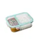 Signoraware Slim High Borosilicate Bakeware Safe Glass Big Lunch Box 1000 ML Clear, 2 image