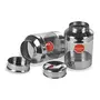 Sumeet Stainless Steel Container - 600 ml 2 Pieces Steel, 2 image