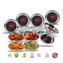 Sumeet Stainless Steel Heavy Gauge Small Halwa Plates with Mirror Finish 11cm Dia - Set of 12pc, 5 image