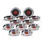 Sumeet Stainless Steel Heavy Gauge Small Halwa Plates with Mirror Finish 11cm Dia - Set of 12pc, 11 image