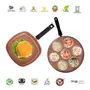 Sumeet Nonstick Granite Finish 2Pcs Zinger cookware Set (Grill Pan 22cm Dia + Multi Snack Maker - 7 Cavity - 26.5cm Dia), 2 image