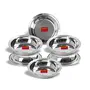 Sumeet Stainless Steel Heavy Gauge Multi Utility Serving Plates with Mirror Finish 19cm Dia - Set of 6pc, 11 image