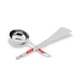 Sumeet Stainless Steel Perfect Dosa Making Spoon/Ladle Set of 2 Pcs (1 Turner 1 Short Pour Ladle with Flat Base), 14 image