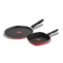 Sumeet Berry Aluminium Cookware Set 1.1 L 1 Dosa Tawa 1 Grill Pan (Red), 11 image