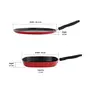 Sumeet Berry Aluminium Cookware Set 1.1 L 1 Dosa Tawa 1 Grill Pan (Red), 8 image