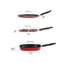 SUMEET 2.6mm Thick Non-Stick Red Aluminium Redson Combo Set (Dosa Tawa 26.5cm Dia and Multi Snack Maker 26.5cm Dia and Grill Pan 1.1Ltr Capacity 22cm Dia), 8 image