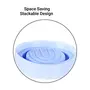 SignoraWare Glass Stackable Jar 1 Litre Set of 2 Green, 2 image