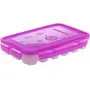Signoraware ice trey plastic Lock N Lock 18 cubes Purple, 2 image