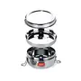 Sumeet Stainless Steel Food Pack Lunch Box with Steel Separator Plate and Locking Clip 500ML Capacity, 11 image