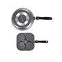 SUMEET Aluminium NonStick Fiddly Cookware Set (Silver Tapper Pan - 0.6Ltr - 20Cm Mini Multi Snack Maker - 4 Cavity -19.5cm), 11 image
