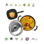 Sumeet 2.6mm Thick Non-Stick Scarlet Cookware Set (Kadhai with Lid  1.5Ltr Capacity- 20cm Dia + Grill Pan  1.1Ltr Capacity  22cm Dia), 2 image