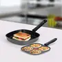 Sumeet NonStick Lacag Cookware Set (Grill Pan-22cm Dia + Mini Multi Snack Maker - 4 Cavity -19.5cm), 2 image