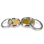 Sumeet Stainless Steel Belly Shape Flat Canisters/Puri Dabba with See Through Lid Size - No. 12 (2 LTR - 20.5cm Dia) & No. 13 (2.5Ltr - 23Cm Dia), 11 image