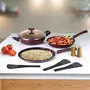 Sumeet 2.6mm Thick First in Class Woody Nonstick Cookware (Set of Kadhai Tapper Pan Dosa Tawa), 2 image
