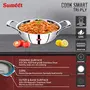Sumeet Cook Smart TriPly SAS (Steel-Aluminium-Steel - 3 Layers) Kadhai - 4 LTR - 30Cm, 3 image