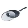 Vinod Hard Anodized Deep Fry Pan with Glass Lid - 24 cm, 3 image