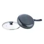 Vinod Hard Anodized Deep Fry Pan with Glass Lid - 24 cm, 4 image