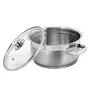 Vinod Stainless Steel Two Tone Saucepot with Glass Lid - 20 cm 3 Ltr (Induction Friendly), 3 image