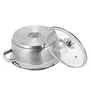 Vinod Stainless Steel Two Tone Saucepot with Glass Lid - 20 cm 3 Ltr (Induction Friendly), 4 image
