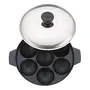 Non stick 7 cavity appam patra with lid 17 cm (200 grms ), 4 image