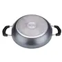 Non-Stick 2 Litre Kadhai with Glass Lid 24 cm (Induction and Gas Compatible) Black- TI3K12GL, 3 image