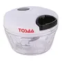Vegetable Pull Chopper 500 ml with Bowl & 3 SS Spiral Blades (Color May Vary), 2 image